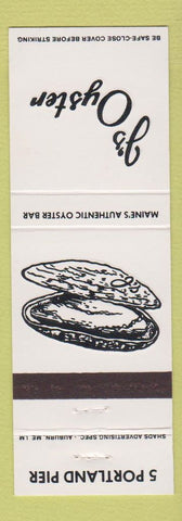 Matchbook Cover - J's Oyster Portland ME