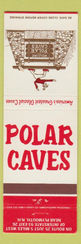 Matchbook Cover - Polar Caves Plymouth NH