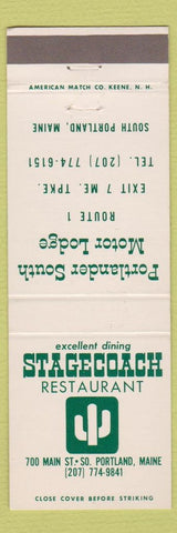 Matchbook Cover - Stagecoach Restaurant South Portland ME
