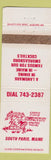 Matchbook Cover - Country Way South Paris ME WEAR