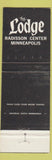 Matchbook Cover - The Lodge Radisson Center Minneapolis MN