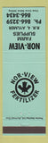 Matchbook Cover - Nor View Farm Supply Fertilizer Aylmer ON