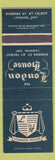 Matchbook Cover - London House London ON