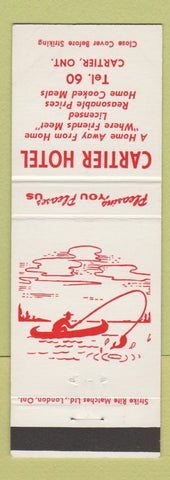 Matchbook Cover - Cartier Hotel Cartier ON low phone #