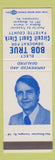 Matchbook Cover - Bob True Circuit Court Clerk Fayette County Lexington KY