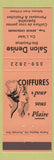 Matchbook Cover - Salon Denise Ste Perpetue QC girlie
