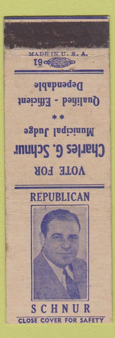 Matchbook Cover - Hotel Chase Walker MN