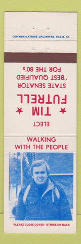 Matchbook Cover - Tim Futrell State Senator KY