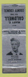 Matchbook Cover - Mary E Caldwell County Council WEAR