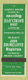 Matchbook Cover - John Shircliffe Magistrate Meade County KY