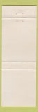 Matchbook Cover - Donald L Reisig Ingham County Prosecutor MI WEAR