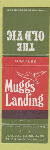 Matchbook Cover - Muggs Landing Old Vic Toronto ON