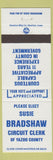 Matchbook Cover - Susie Bradshaw Circuit Clerk Yazoo County MS