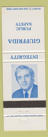 Matchbook Cover - Giuffrida Public Safety election