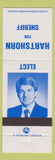 Matchbook Cover - Hartshorn for Sheriff election