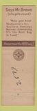 Matchbook Cover - Columbian Hotel Ortonville MN