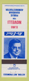 Matchbook Cover - Elmo Novelli Public Guardian Election