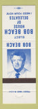 Matchbook Cover - Bob Beach House of Delegates Election