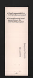 Matchbook Cover - Ellen Crowley House Representatives Laramie County Cheyenne WY