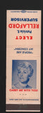 Matchbook Cover - Patricia E Rellaford Supervisor CA?