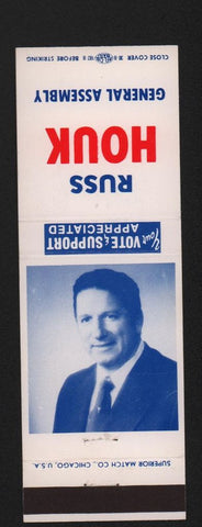 Matchbook Cover - Russ Houk General Assembly election