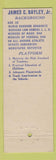 Matchbook Cover - Bayley School Committee Election
