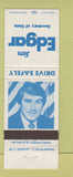 Matchbook Cover - Jim Edgar Secretary of State Election IL