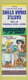Matchbook Cover Castle Cigar Store New Castle IN hillbilly Better Than Granny's