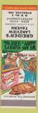 Matchbook Cover - Greider's Lakeview Tavern Syracuse IN hillbilly Kissing Booth
