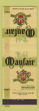 Matchbook Cover - Hotel Mayfair St Louis MO