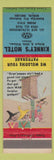 Matchbook Cover - Kinney's Motel Dublin IN hillbilly outhouse