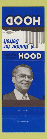 Matchbook Cover - Councilman Nicholas Hood Detroit MI election