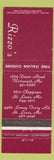 Matchbook Cover - Rizzo's Italian Restaurant St Louis MO Florissant
