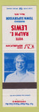 Matchbook Cover - Ralph E Lewis Town Supervisor Nassau