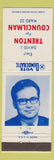 Matchbook Cover - David J Trenton Councilman Election Ward 32