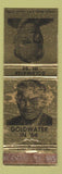 Matchbook Cover - Barry Goldwater for President 1964 POOR