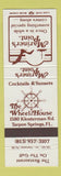 Matchbook Cover - Mariner's Point Wheel House Tarpon Springs FL