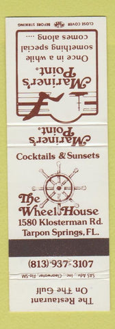 Matchbook Cover - Mariner's Point Wheel House Tarpon Springs FL