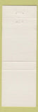Matchbook Cover - Alvis V Weddle County Commissioner