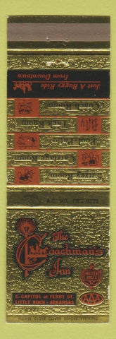 Matchbook Cover - The Coachman's Inn Little Rock AR