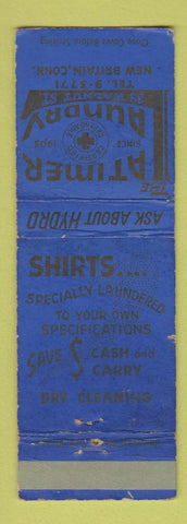 Matchbook Cover - Latimer Laundry New Britain CT WEAR