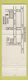 Matchbook Cover - Waikiki Resort Hotel Honolulu Hawaii WORN