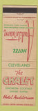 Matchbook Cover - Hotel Auditorium Cleveland OH The Chalet