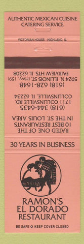 Matchbook Cover - Ramon's El Dorado St Louis Collinsville Fairview Heights IL #2