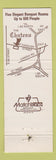 Matchbook Cover - Chateau Restaurant Manchester NH Raji's