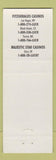 Matchbook Cover - Fitzgerald's Hotel Casino Las Vegas NV