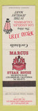 Matchbook Cover - Marcus Steak House Los Angeles CA Pub Inn