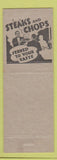 Matchbook Cover - Wayne's Grill New Castle IN hillbilly salesman