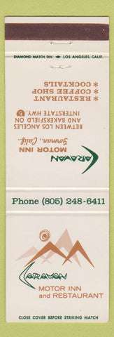 Matchbook Cover - Caravan Motor Inn Restaurant Gorman CA