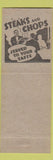 Matchbook Cover - Wayne's Grill New Castle IN hillbilly Kissin Cousin